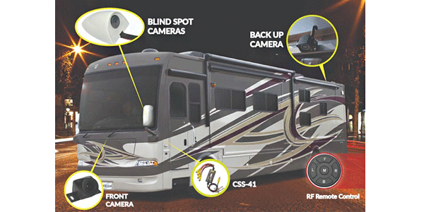 CRUX CSS-41 blind spot camera switcher