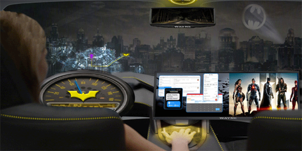 Intel Shows AR, VR Batmobile entertainment