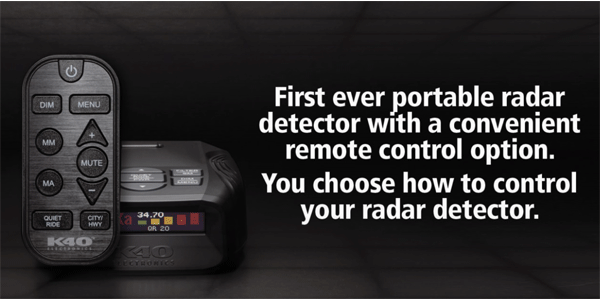 K40 radar detector remote control