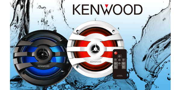 Kenwood marine LED speakers