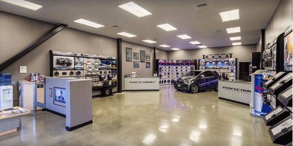 Perfectionist Auto Sound showroom