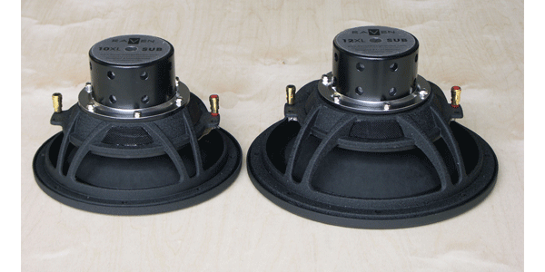 Raven 10XL 12XL subwoofers in cars