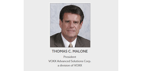 Tom Malone VOXX obituary