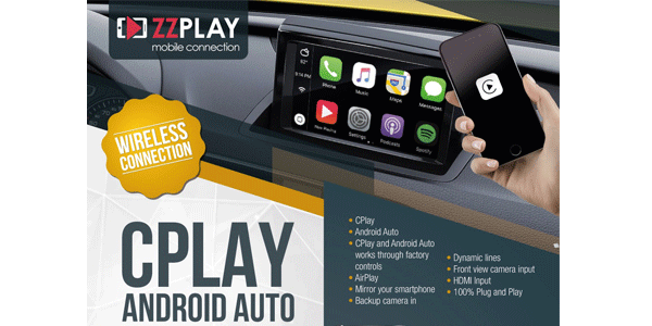 ZZ2 Wireless CarPlay, Android Auto