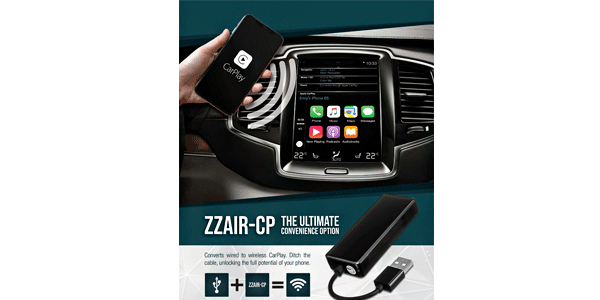 ZZAir Turns Wired CarPlay into Wireless CarPlay