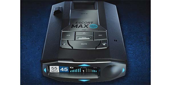 ESCORT Upgrades MAX 360c radar detector