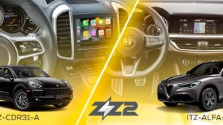 ZZ2 wireless CarPlay Android Auto Porsche and Alfa Romeo