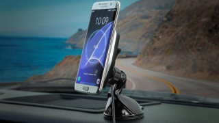 Scosche MagicMount CHARGE with Qi wireless charging for phone
